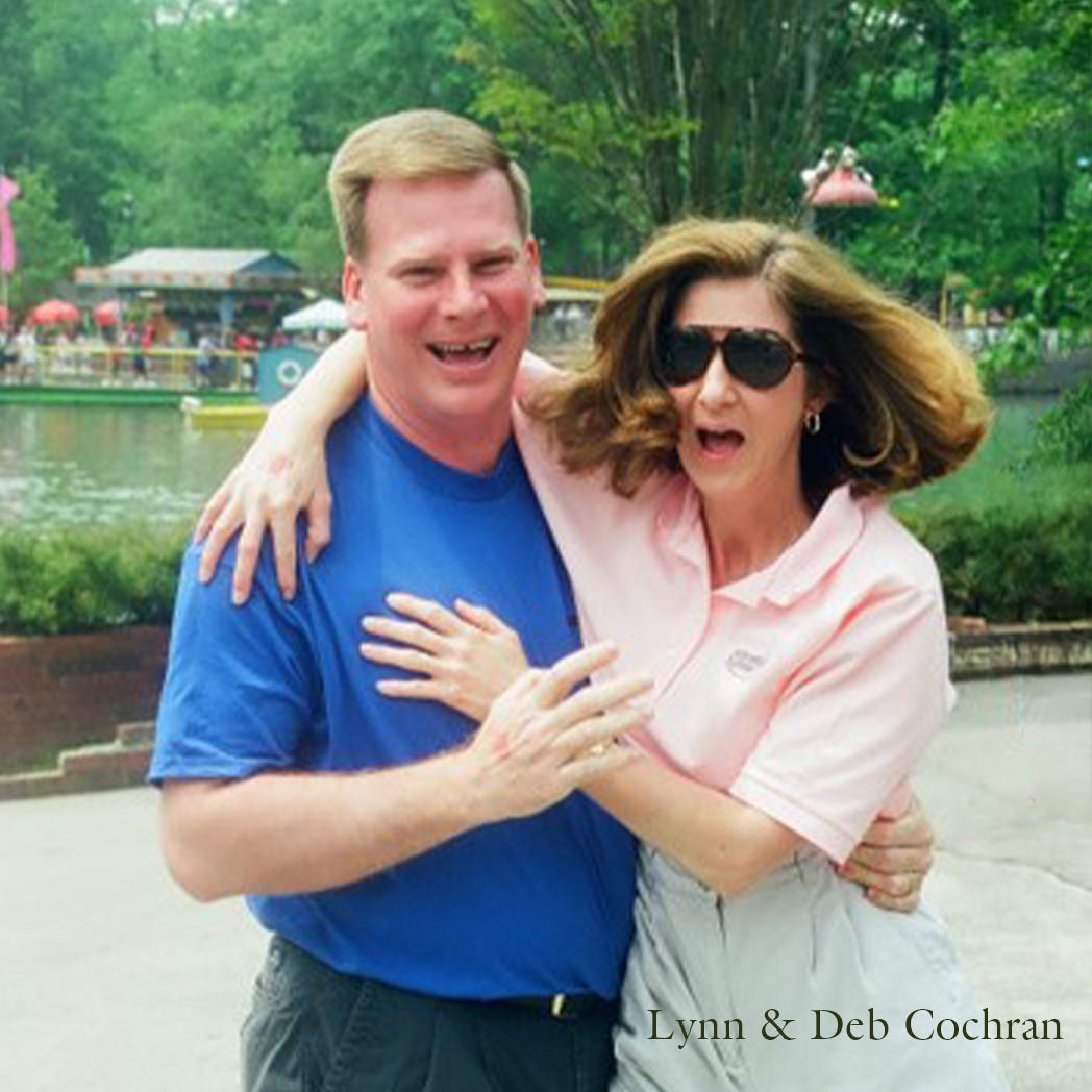 Image of Lynn Cochran, long-time WaterHog hero and advocate, with his wife, Deb.