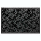 WaterHog Litter Box Mat features a litter trapping bi-level design and durable rubber backing to protect underlying floors; shown in a charcoal color and made in the USA.