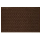 A 4x6 WaterHog Argyle outdoor door mat in a dark earthy brown interlocking diamond pattern on an all-white background.