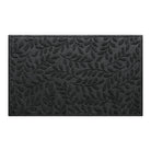 Medium dark grey genuine WaterHog Doormat perfect for indoors or outdoors with sleek botanical design on eco-friendly materials.