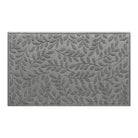 Medium all-weather WaterHog doormat with leafy bi-level design made in the USA with recycled PET surface and durable rubber backing.