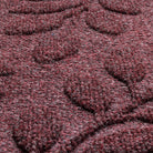 close-up of bi-level eco-friendly WaterHog surface with PET fibers to create a deep red.