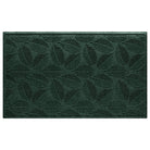 A large WaterHog large outdoor door mat with a deep green leafy design, an American-made mat.