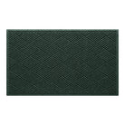 An authentic Diamonds large premium door mat with a deep green surface and crisscrossing linear pattern.