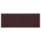 The classic Diamonds WaterHog quality small runner in a deep wine red surface and crisscrossing linear pattern.