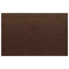 An OG WaterHog Dog Bones rugged doormat with a dark, earthy brown, water-resistant surface.