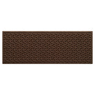 Overhead of a small Dog Bones runner with a dark earthy brown, water-resistant surface.