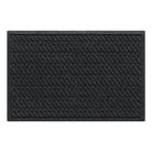 A WaterHog 2x3 indoor/outdoor Modern door mat with a deep grey diagonal design, fade-resistant surface, and durable rubber backing.