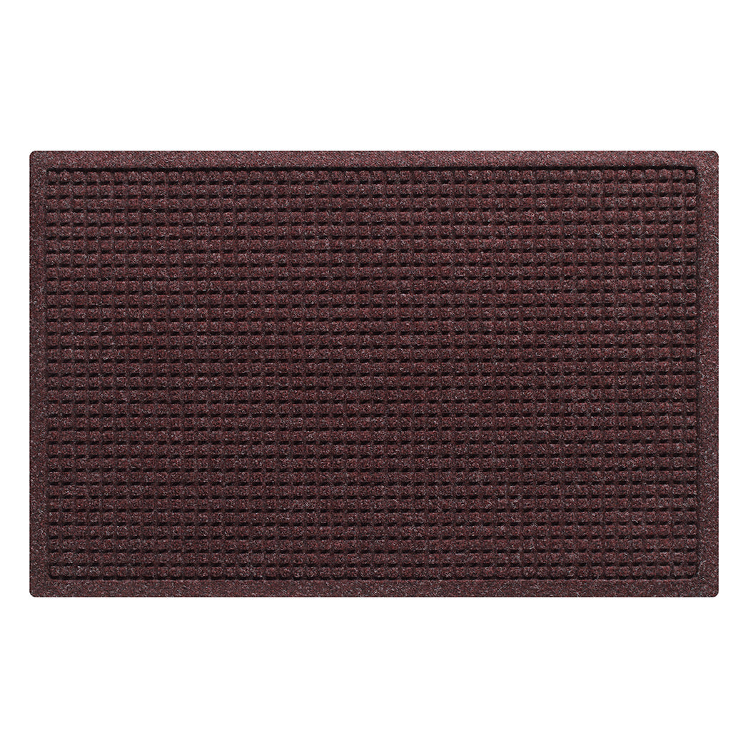 WaterHog WaterHog 2x3 outdoor all-weather door mat with a deep wine red, fade-resistant surface.
