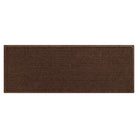 A genuine WaterHog squares outdoor small runner mat with a dark earthy brown surface and uniform grid pattern.
