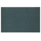 An Argyle WaterHog XL outdoor doormat with a light blue/grey interlocking diamond pattern on a bi-level surface for maximum cleaning.