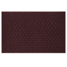 An Argyle WaterHog 4x6 all-weather door mat with a deep wine red interlocking diamond pattern; an American-made mat.