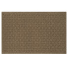 An OG WaterHog 4x6 indoor/outdoor door mat in a light tan with an interlocking diamond design made from stain-resistant fibers for a great life.