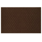 A 4x6 WaterHog Argyle outdoor door mat in a dark earthy brown interlocking diamond pattern on an all-white background.