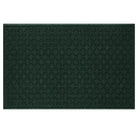 An extra large WaterHog premium door mat in a deep green interlocking diamond pattern is perfect for stopping dirt and mud at your home's front door.