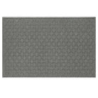 WaterHog 4x6 indoor/outdoor luxury doormat in a light grey interlocking diamond pattern; an American-made mat.