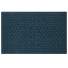 Quality WaterHog 4x6 indoor/outdoor door mat with a relaxed blue repeating quatrefoil design; an American-made mat.