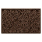 Boxwood WaterHog 2x3 premium doormat in curling botanical, bi-level design and earthy brown color, making for a stylish and fun doormat.