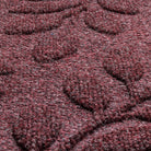 close-up of bi-level eco-friendly WaterHog surface with PET fibers to create a deep red. 