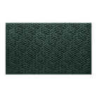 Genuine WaterHog large outdoor door mat with a deep green leaf petal design, an American-made mat.