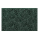 A genuine WaterHog medium-sized outdoor door mat with a deep green leafy design; an American-made mat.