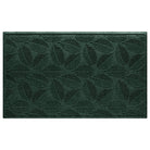 A large WaterHog large outdoor door mat with a deep green leafy design, an American-made mat.