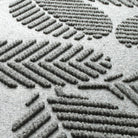 Blown-up view of the fade-resistant WaterHog surface creating a light grey, durable long-lasting doormat.