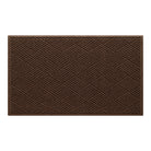 Diamonds WaterHog large door mat with a dark earthy brown crisscrossing linear and eco-friendly, durable surface.