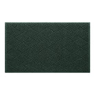 An authentic Diamonds large premium door mat with a deep green surface and crisscrossing linear pattern.