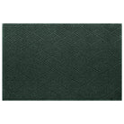 An extra large WaterHog premium door mat with a deep green crisscrossing linear and eco-friendly, durable surface.