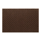 WaterHog Dog Bones large door mat in a dark earthy brown repeating pet bones, and eco-friendly, durable surface.