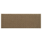 WaterHog 2x5 Dog Bones indoor/outdoor runner in a light tan stain-resistant surface.