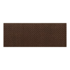 Authentic WaterHog 3x8 all-weather Dog Bones runner in a dark earthy brown repeating pet bones pattern.