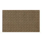 Large WaterHog doormat with a leafy bi-level pattern for scraping on a white background