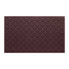 An Ellipse WaterHog 3x5 all-weather door mat with a deep wine red interlocking elliptical design.