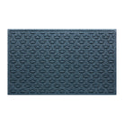 Quality WaterHog 3x5 outdoor door mat with a relaxed blue interlocking elliptical fade-resistant, rugged surface.