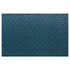 Quality WaterHog 4x6 outdoor door mat with a relaxed blue interlocking elliptical fade-resistant, rugged surface.