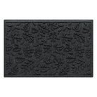 WaterHog 2x3 indoor/outdoor premium door mat with a deep grey, fallen leaves design; an American-made mat.