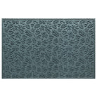 WaterHog Fall Day extra large front doormat in a light blue/grey fallen leaves, bi-level design.