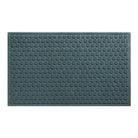 A large 3x5 WaterHog Honeycomb outdoor doormat in blue/grey, featuring a hexagonal pattern displayed on a white background.