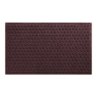 A large 3x5 WaterHog Honeycomb all-weather doormat in maroon, featuring a hexagonal pattern displayed on a white background.