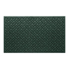 A Lattice WaterHog large outdoor door mat with a deep green surface, and durable rubber backing.