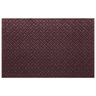 A Lattice WaterHog 4x6 all-weather door mat with a deep wine red eco-friendly surface.