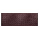 A Lattice WaterHog 3x8 outdoor all-weather runner with a deep wine red eco-friendly surface.