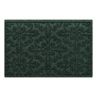 WaterHog Phoenix 2x3 indoor/outdoor doormat in deep green, featuring a quad pedal floral design, displayed on a white background.