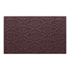 WaterHog Phoenix 3x5 indoor/outdoor doormat in burgundy, featuring a quad pedal floral design, displayed on a white background.