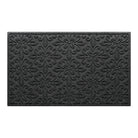 WaterHog Phoenix 3x5 indoor/outdoor doormat in dark grey, featuring a quad pedal floral design, displayed on a white background.