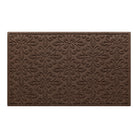 WaterHog Phoenix 3x5 indoor/outdoor doormat in dark brown, featuring a quad pedal floral design, displayed on a white background.