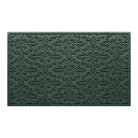 WaterHog Phoenix 3x5 indoor/outdoor doormat in deep green, featuring a quad pedal floral design, displayed on a white background.