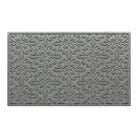 WaterHog Phoenix 3x5 indoor/outdoor doormat in light grey featuring a quad pedal floral design, displayed on a white background.